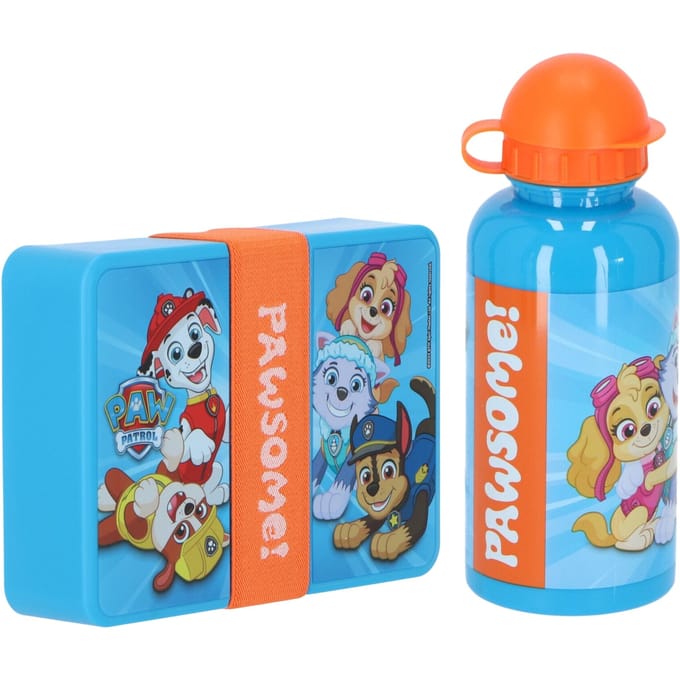 Paw Patrol Lunchset - Lunchbox - Drinkfles - Blauw - Lunchbox Kinderen