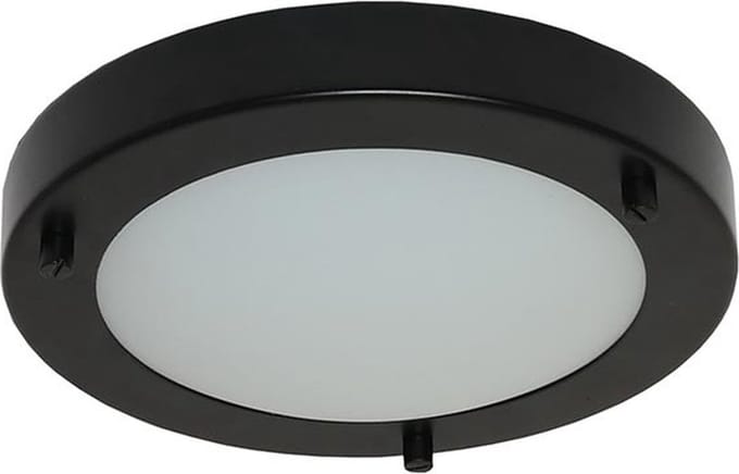 Artdelight - Plafondlamp Yuca Ø 18 cm 10 Watt zwart