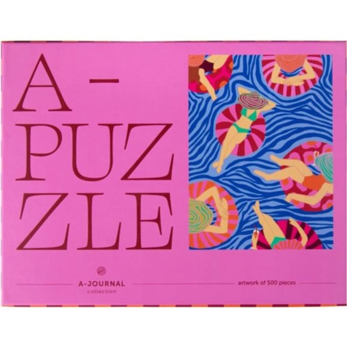 A-journal puzzel, pool party