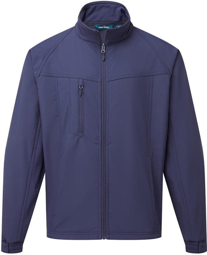 Portwest Oregon Softshell Jas voor heren (3L) TK40 - Marine - M