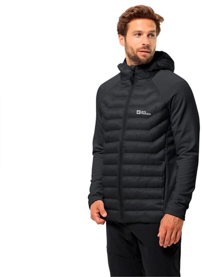 Jack Wolfskin Routeburn Pro Hybrid Jas Zwart S Man