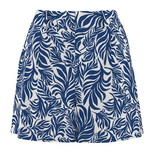 ESMARA Dames short - hoge taille (Blauw, 38)
