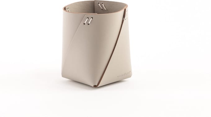 Vacavaliente - Ruca Organiser - Gerecycled Leer - Grijs
