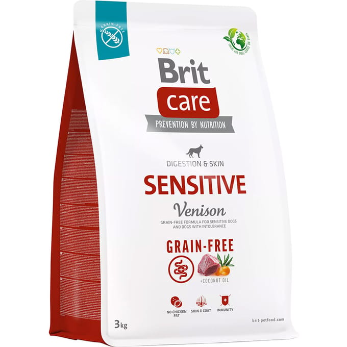 2x3kg Brit Care Hond Graanvrij Sensitive Wild & Aardappel droog hondenvoer
