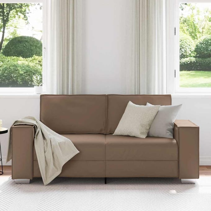 vidaXL - Loveseat - Cappuccino - 180 - cm - Kunstleer