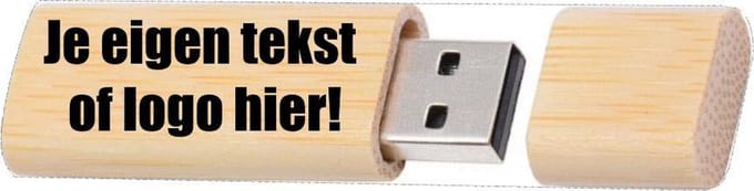 USB stick gepersonaliseerd met uw eigen tekst en of logo 16GB