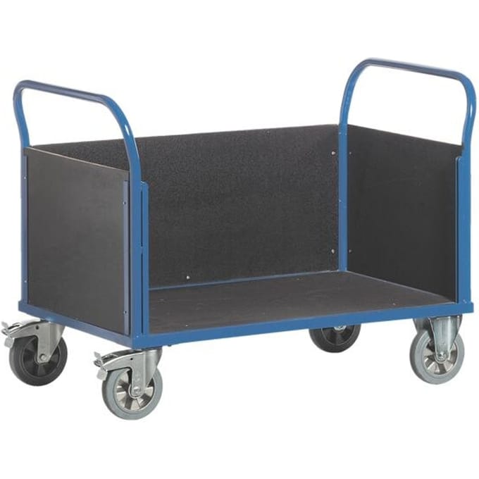 Vierwandwagen, 1000 x 670 mm, draagvermogen 1.200 kg