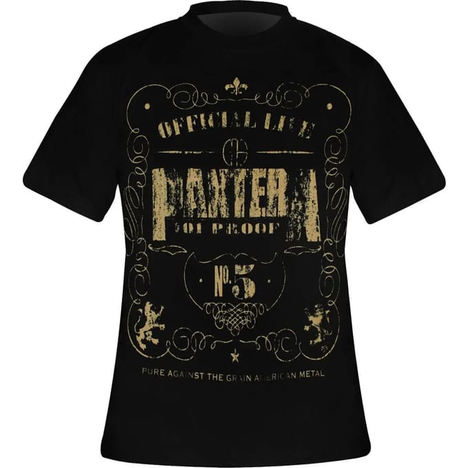 Pantera - 101 Proof Heren T-shirt - M - Zwart