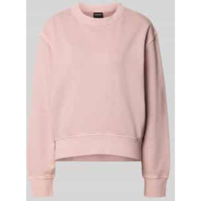 relaxed fit sweatshirt met ronde hals