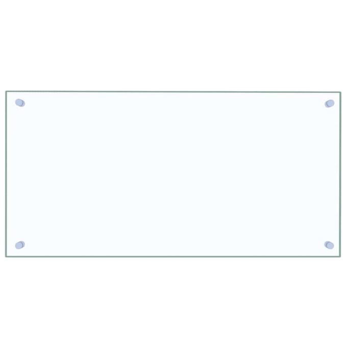 vidaXL - Spatscherm - keuken - 80x40 - cm - gehard - glas - transparant