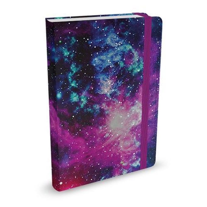 Peter Pauper Mid Size notitieboek - Galaxy - met elastieksluiting - 16x21 cm