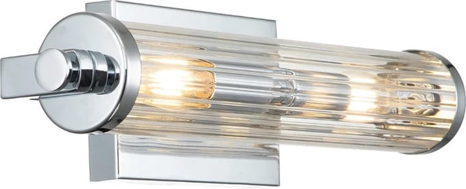 Kichler LED Wandlamp Azores | 2X E14 Max 40W | IP44 | Polished Chrome
