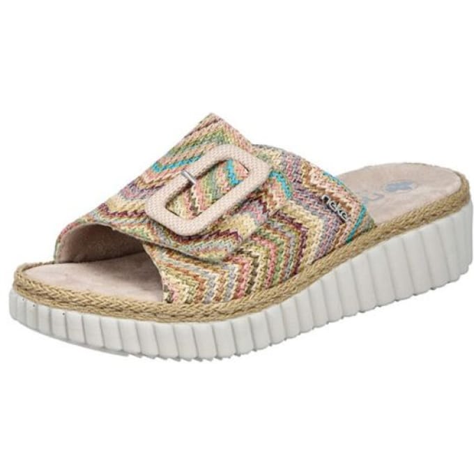 Rieker Slipper multicolor Syntetisch - Maat 37