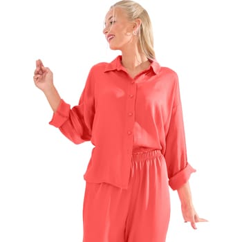 Pyjama-sets Lisca PARIS Top pyjamashirt lange mouwen