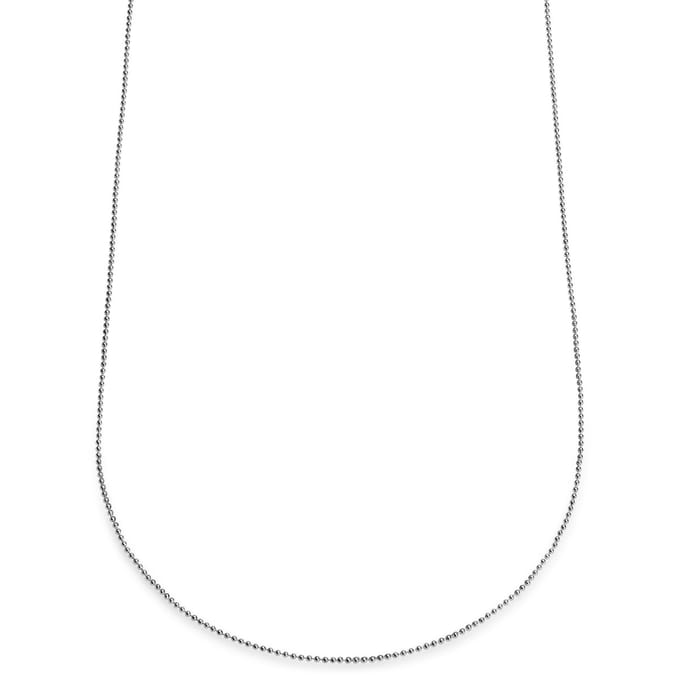 Essentials | 1,6 mm Zilverkleurige Ketting met Bolletjes Schakels