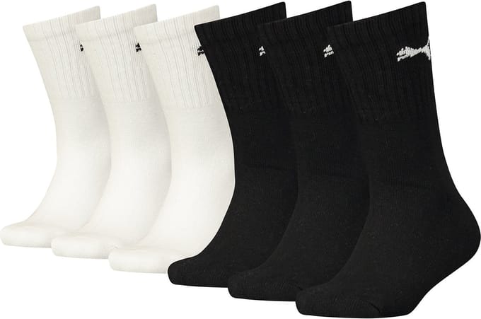 Puma Crew Sokken Junior (6-pack)
