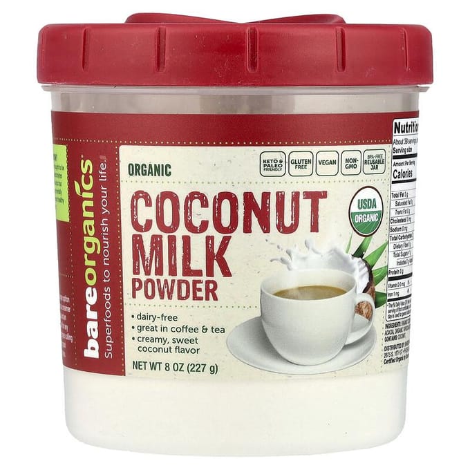 Poudre de Lait de Coco Bio, 8 oz (227g)