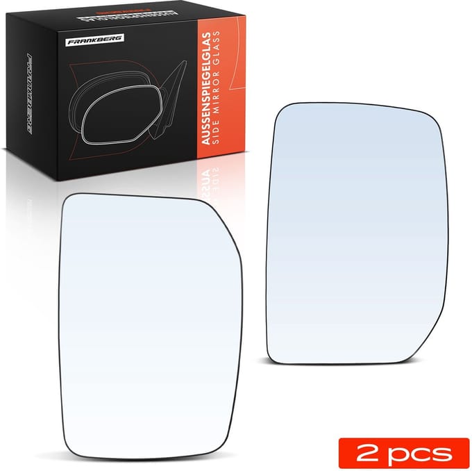 Frankberg 2x Buitenspiegelglas Voor Links Rechts voor FORD