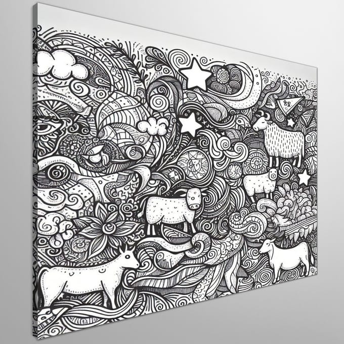 Kunstprint | Wanddecoratie | Canvas | 60 × 60 cm