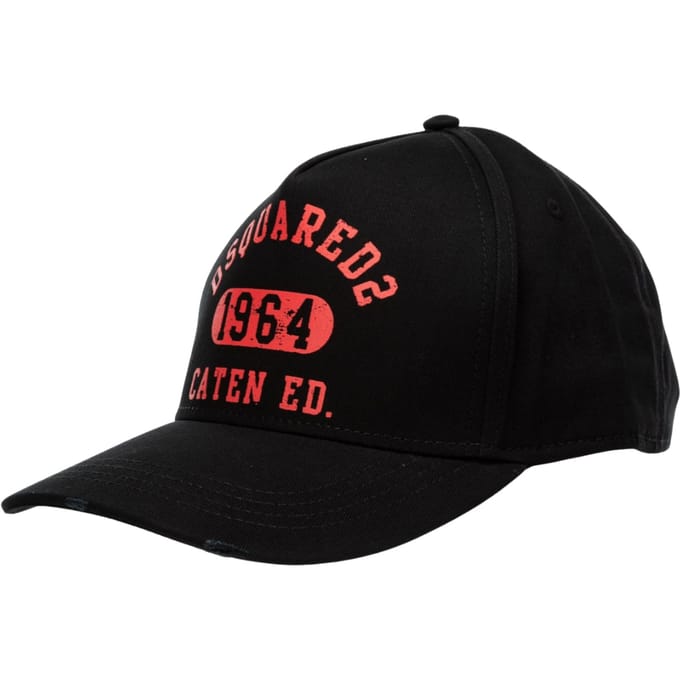 Dsquared2 1964 Logo Zwarte Hoed