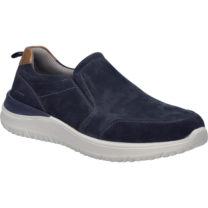 JOSEF SEIBEL Heren Lage schoen Wales 04 in blauw