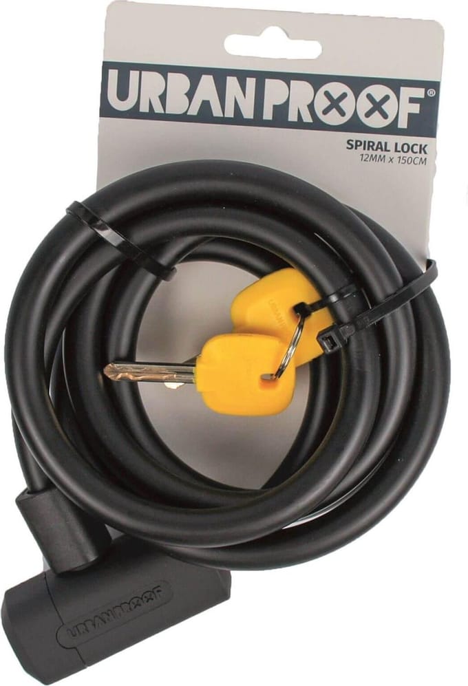 Urban Proof kabelslot 12mm 150cm zwart - UP400600