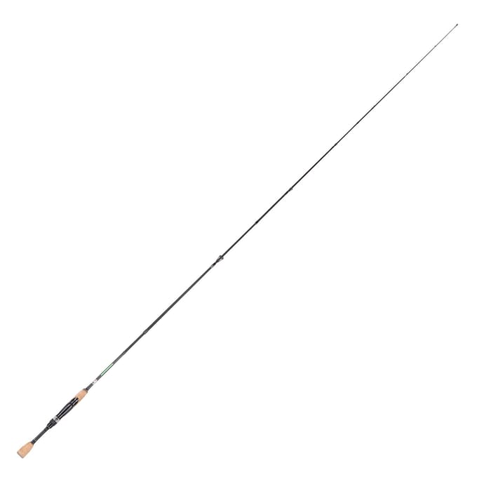 Draagbare reis spinhengel 6.8FT lichtgewicht koolstofvezel 4-delige hengel 2.1m black