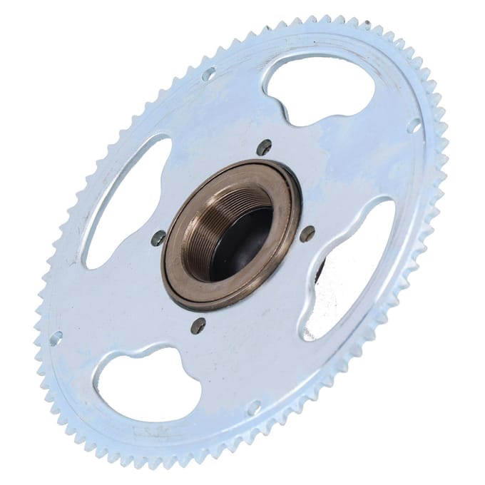 25H 80 Tanden Crankstel met Vrijloop Connector Set Accessoire voor Elektrische Fietsen Modificatie gray