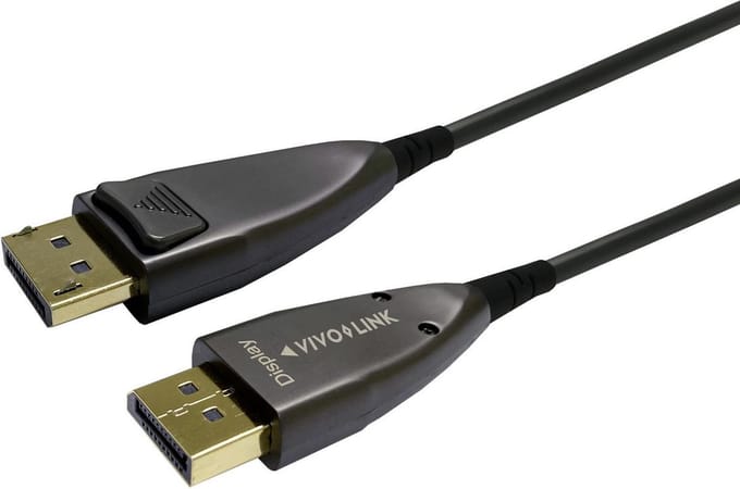 DisplayPort 1.4, 8K@60Hz, Optische vezel, 50m