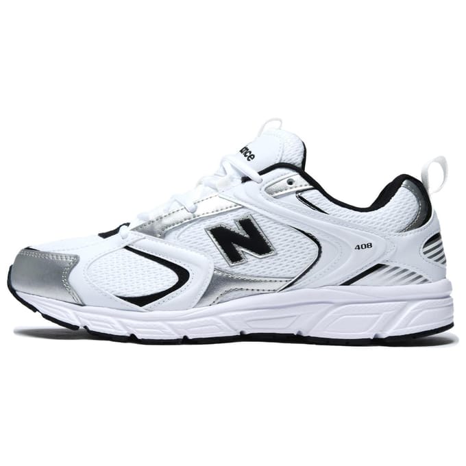 Baskets Unisexe New Balance 408 Blanc Noir ML408WB 43 white