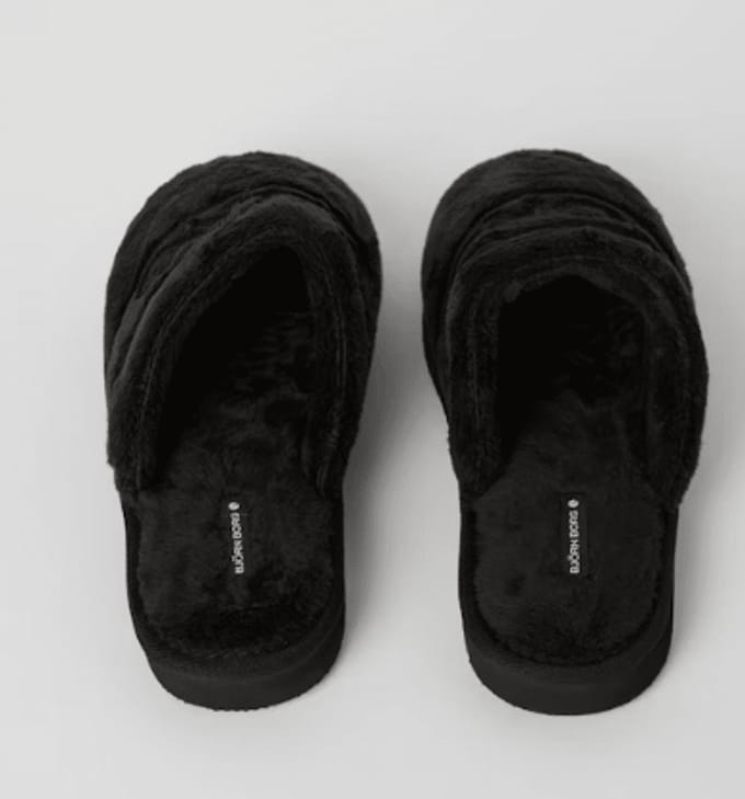 Bjorn Borg Dames Pantoffel Homy Black | Zwart | Maat: 40
