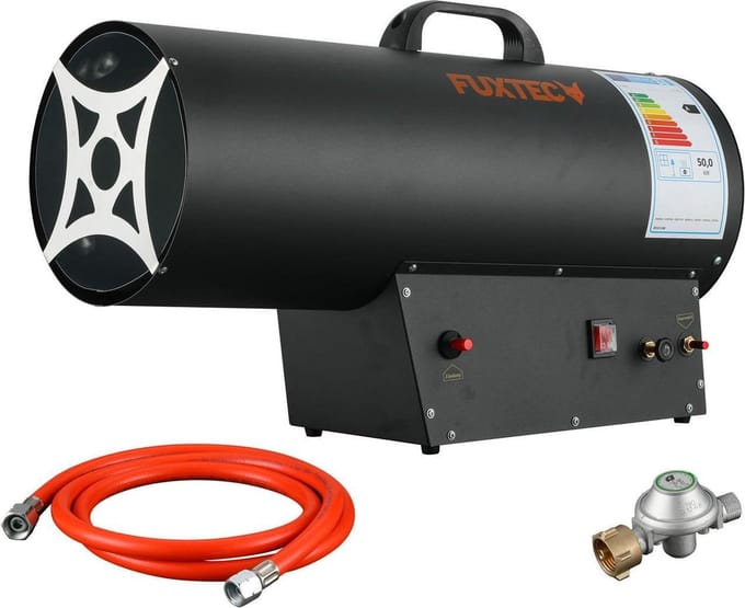 FUXTEC Gaskachel - Gaskanon FX-GH51 - voor grote ruimtes - verwarmingsvermogen 50 kW