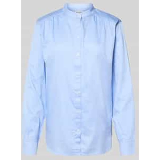 Regular fit overhemdblouse van puur katoen