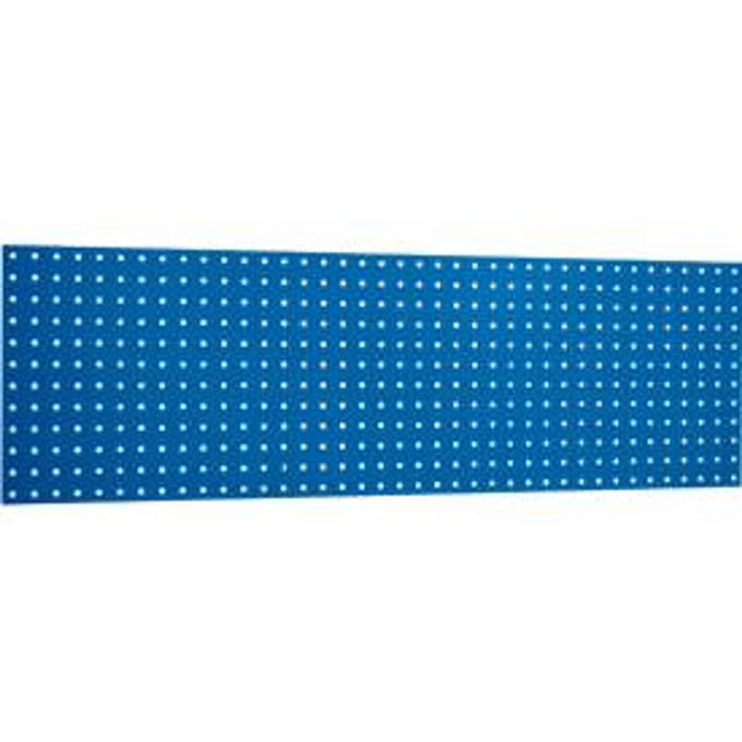 Geperforeerd paneel, voor montage, 1486 x 457 mm, gentiaanblauw RAL 5010