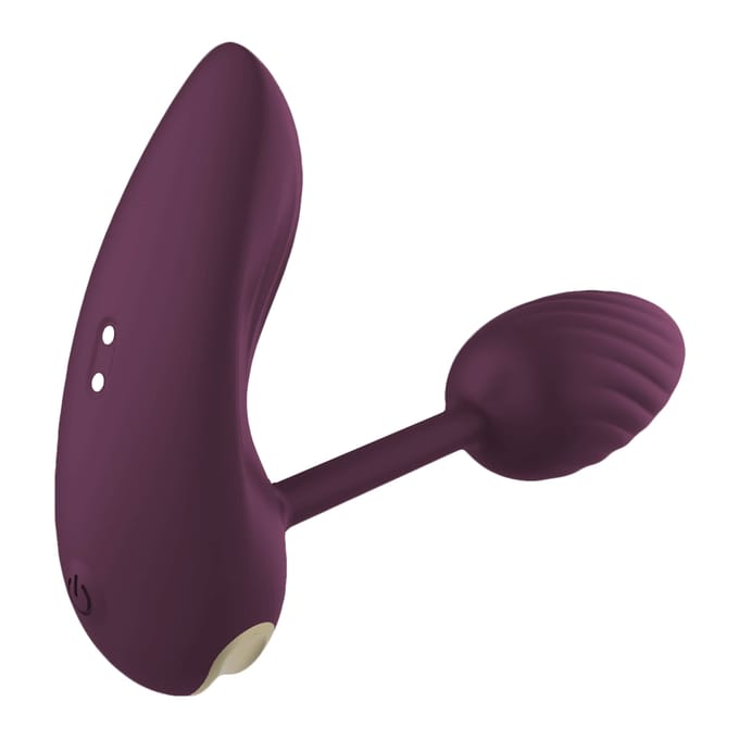 Dreamtoys Essentials flexibel Wearable vibrerend ei - Paars - 13 cm