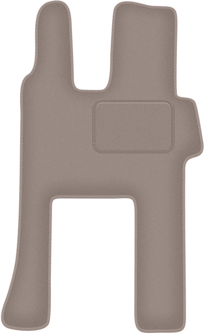 Beige bestuurdersmat voor: Mercedes Actros MP4 brede cabine (2011-)