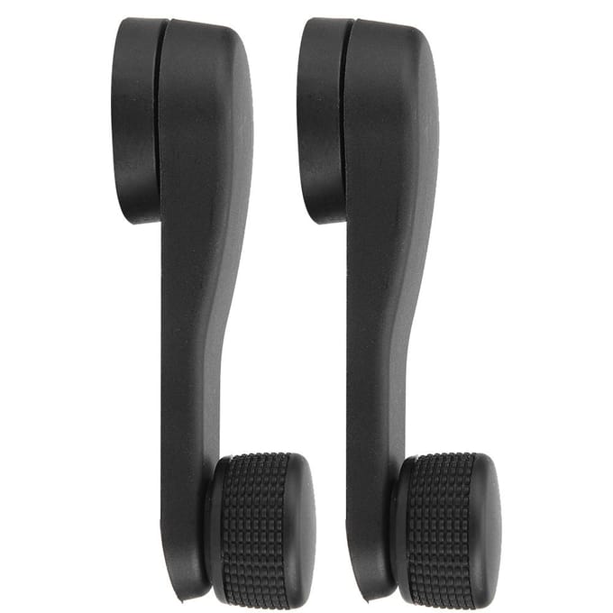 1H0837581 2 stuks Auto Raamslinger Handgreep voor Golf MK3 MK4 Vento Bora 19972010 gray