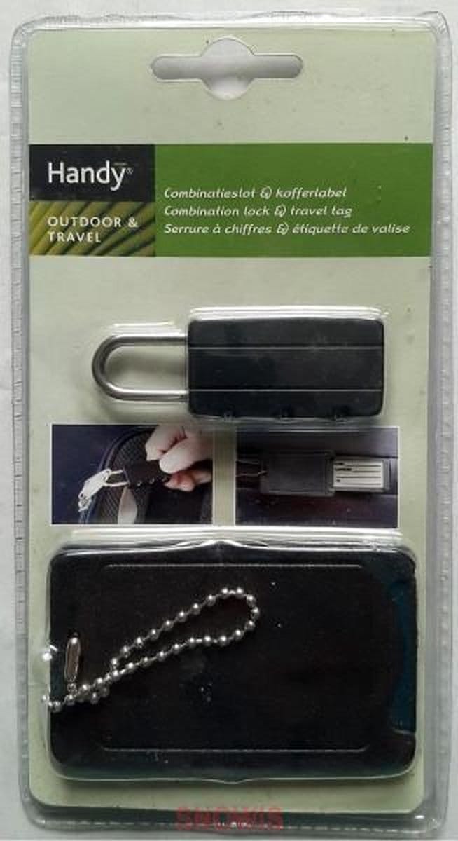 Handy Combinatieslot en kofferlabel