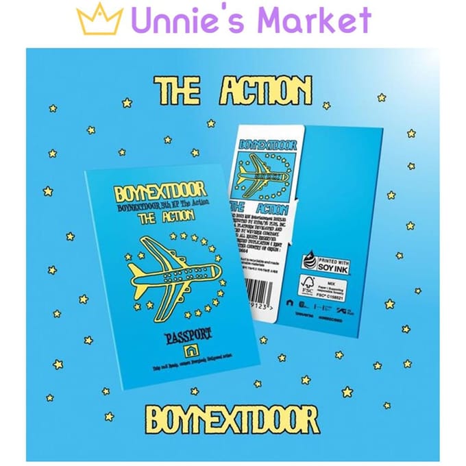 BOYNEXTDOOR – 5e EP The Action version Albums Weverse 2PCS