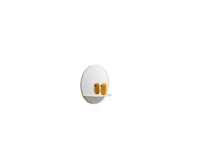 Normann Copenhagen - Horizon spiegel - wit - rond