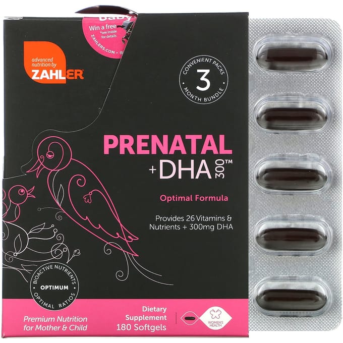 Zwangerschap + DHA 300 Optimale Formule, 180 Softgels