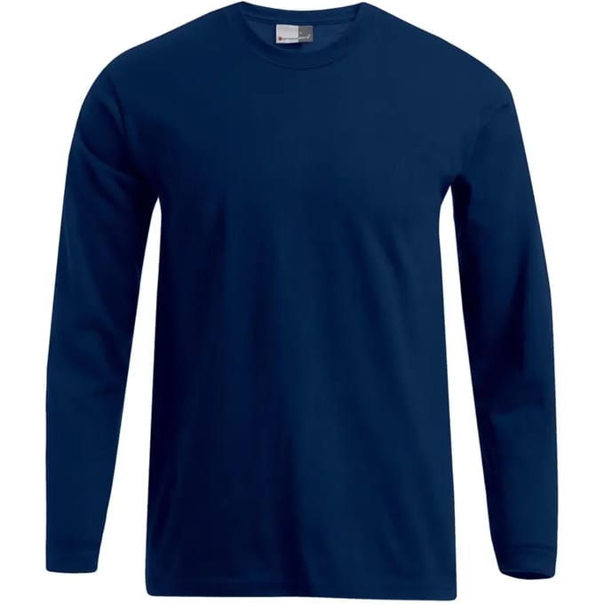 Promodoro Men´s Premium-T Long Sleeve E4099 - Navy - S