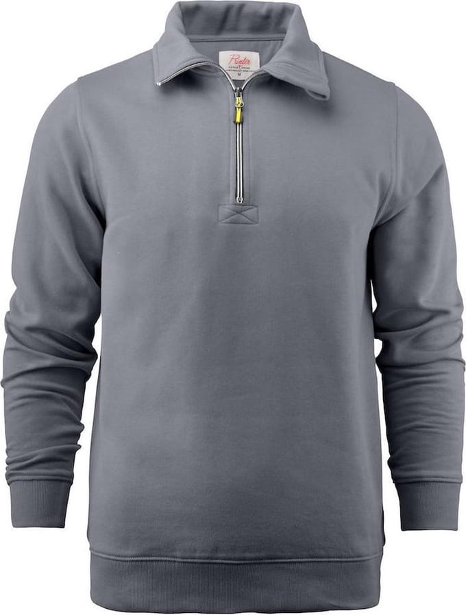Printer SWEATSHIRT ROUNDERS RSX 1/2 ZIP 2262053 - Staalgrijs - S