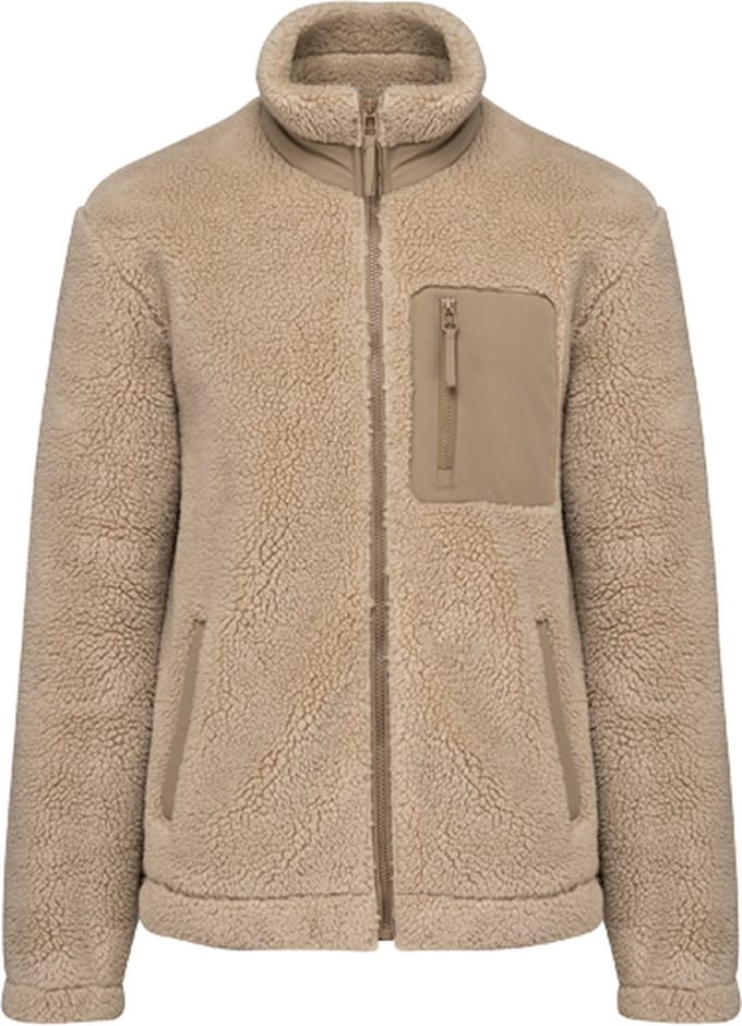 G-TOWN - Sherpa fleece jack van gerecycled polyester – heren outdoormode