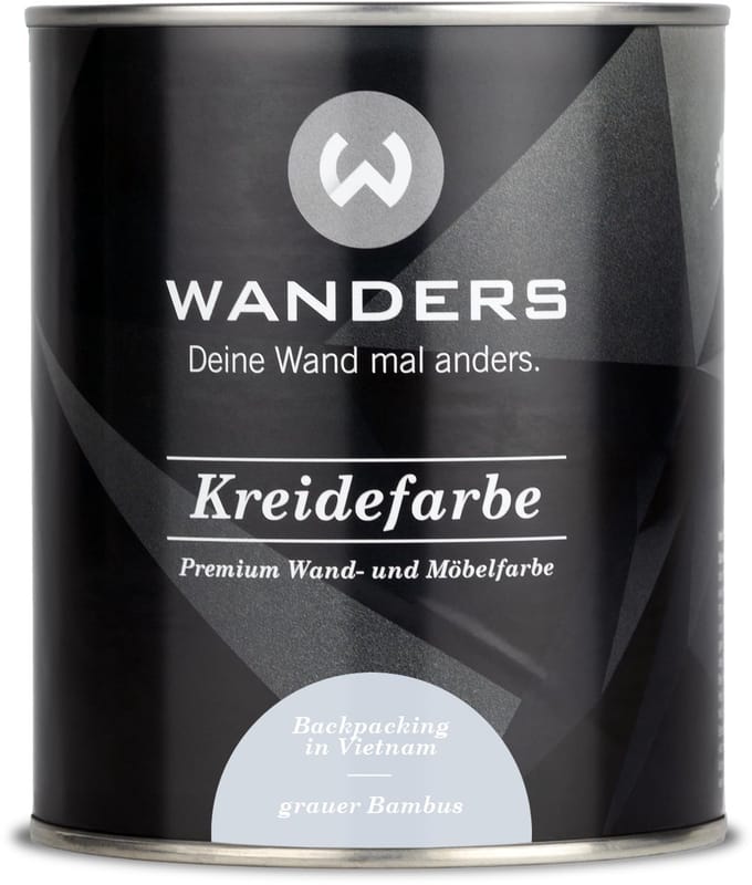 Wanders24 Shabby Chic krijtverf meubelverf – grijs bamboe – 750 ml