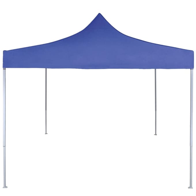 vidaXL - Partytent - professioneel - inklapbaar - 2x2 - m - staal - blauw