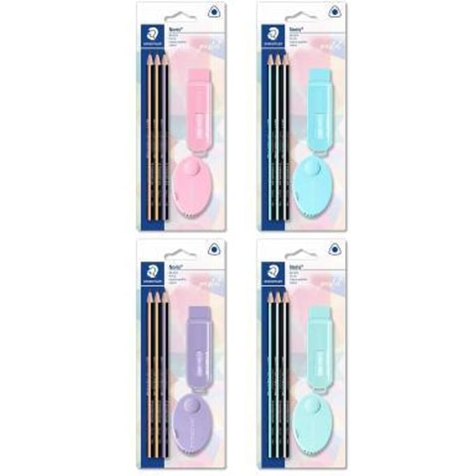 Staedtler Pastel Set 3 potloden, slijper Schrijfgerief Schrijfgerief