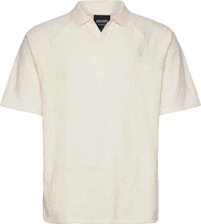 Lyle & Scott Emblem Towelling Polo Shirt