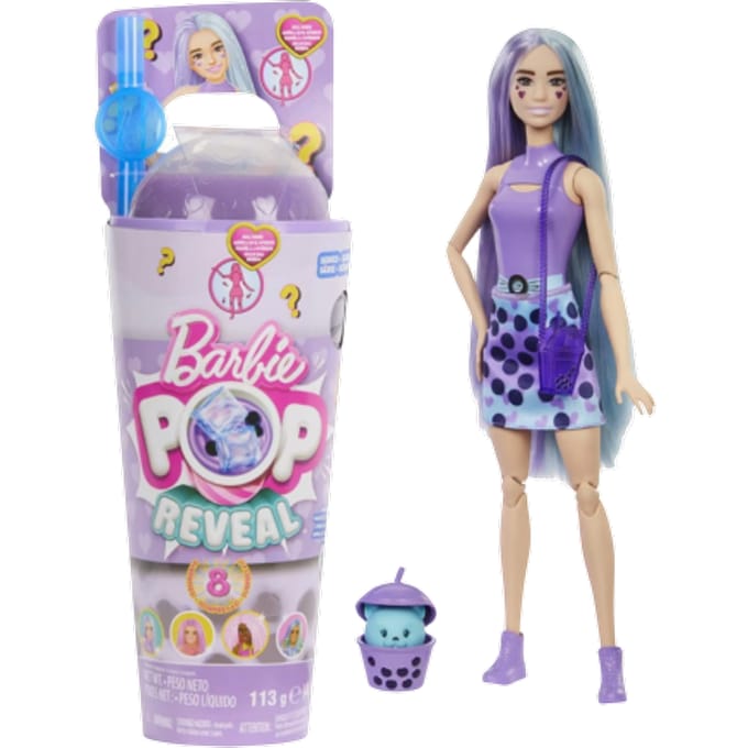 Bubble tea pop doll maranga melk reveal poppen Mattel