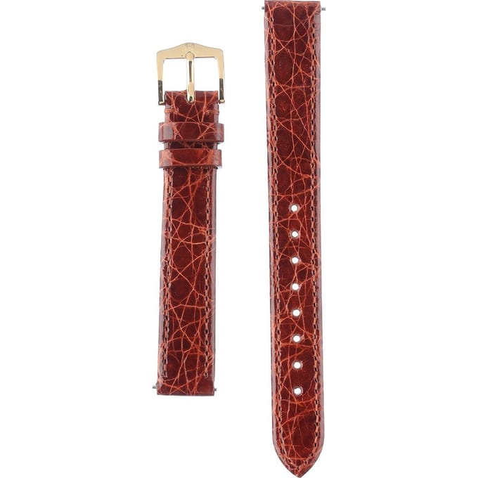 Hirsch 01808170-1-13 Genuine Croco Horlogeband